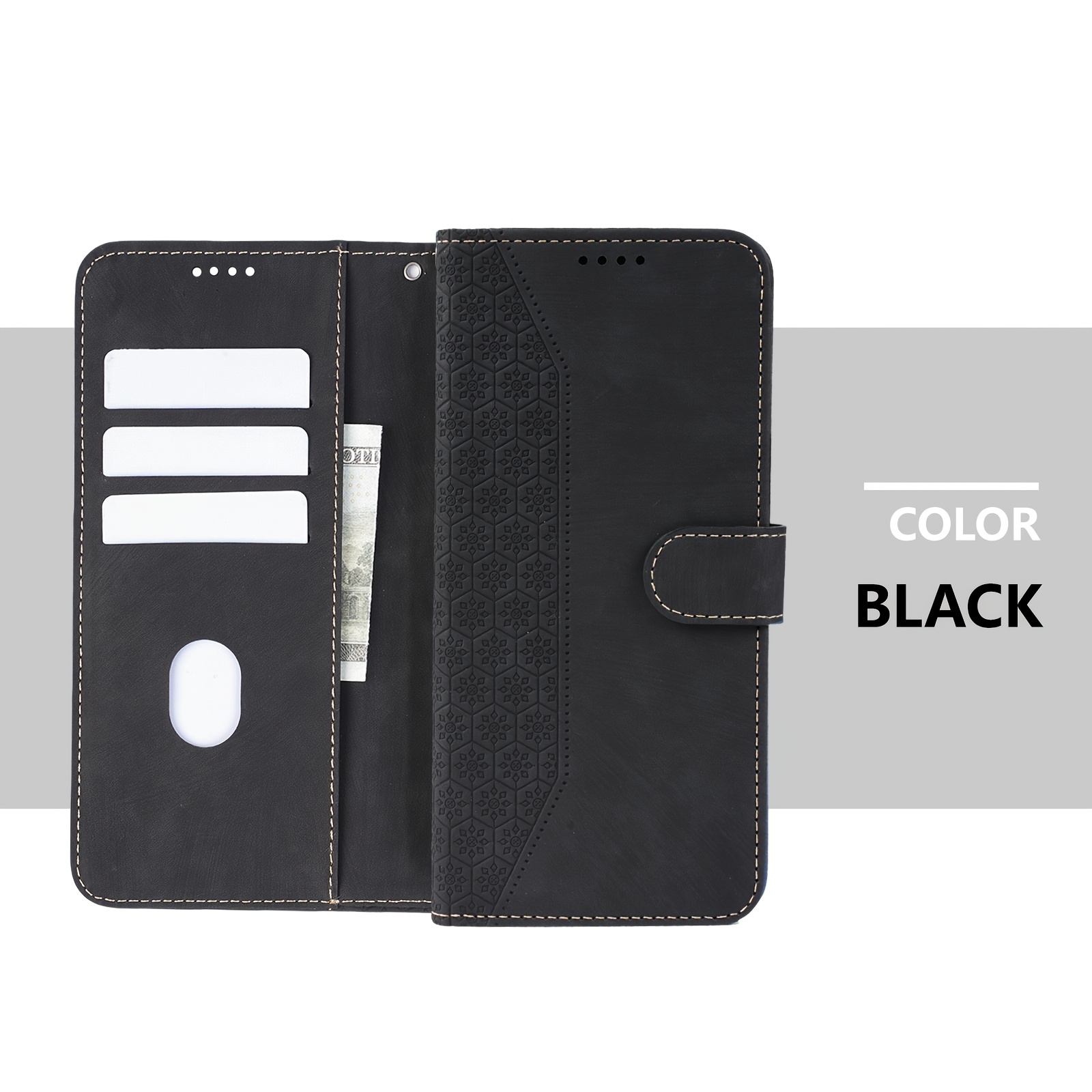 TEMU Phone Case: [for Xiaomi 17t Wallet Case] Wallet Mobile Phone Case Suitable For Xiaomi 17t, 17t Pro, With 3 Card Slots Holder, Supports Wireless