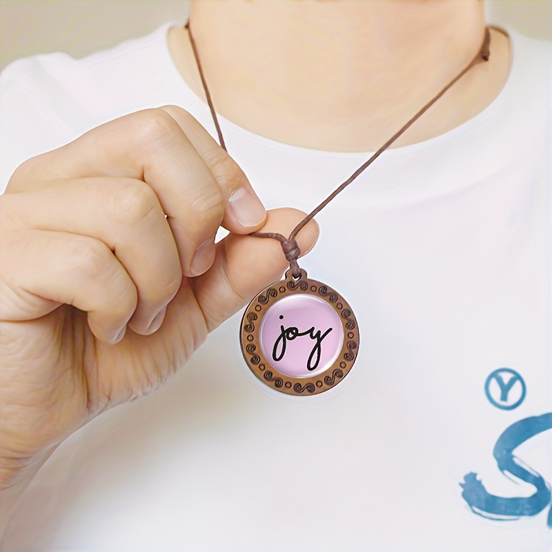 Handcrafted Minimalist Wooden Pendant Necklace