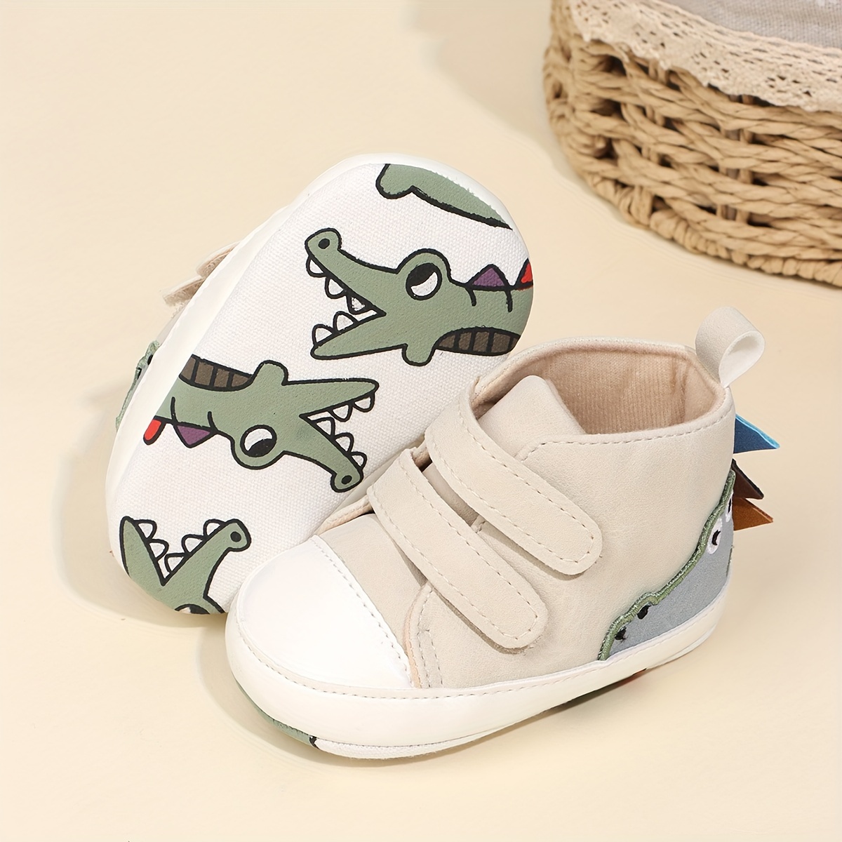 cartoon design top infant baby boys girls sneaker soft Temu