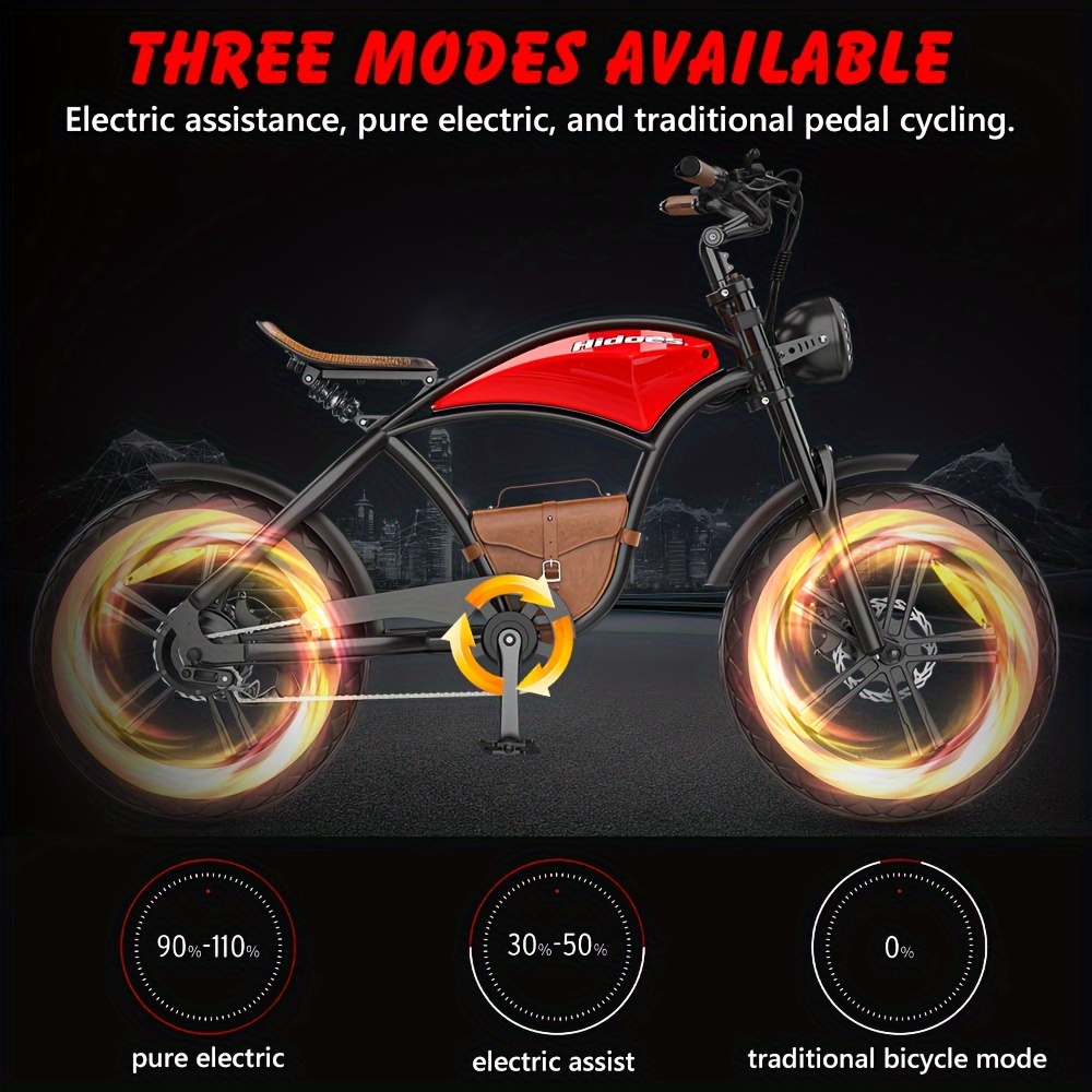 electric bike for adults b10 48v 12 5ah battery 18650 25 40km   speed 750w motor e bike for adults electric mountain bike for men 20 fat tire electric   speed with cowboy bag weight bearing 330lbs details 7