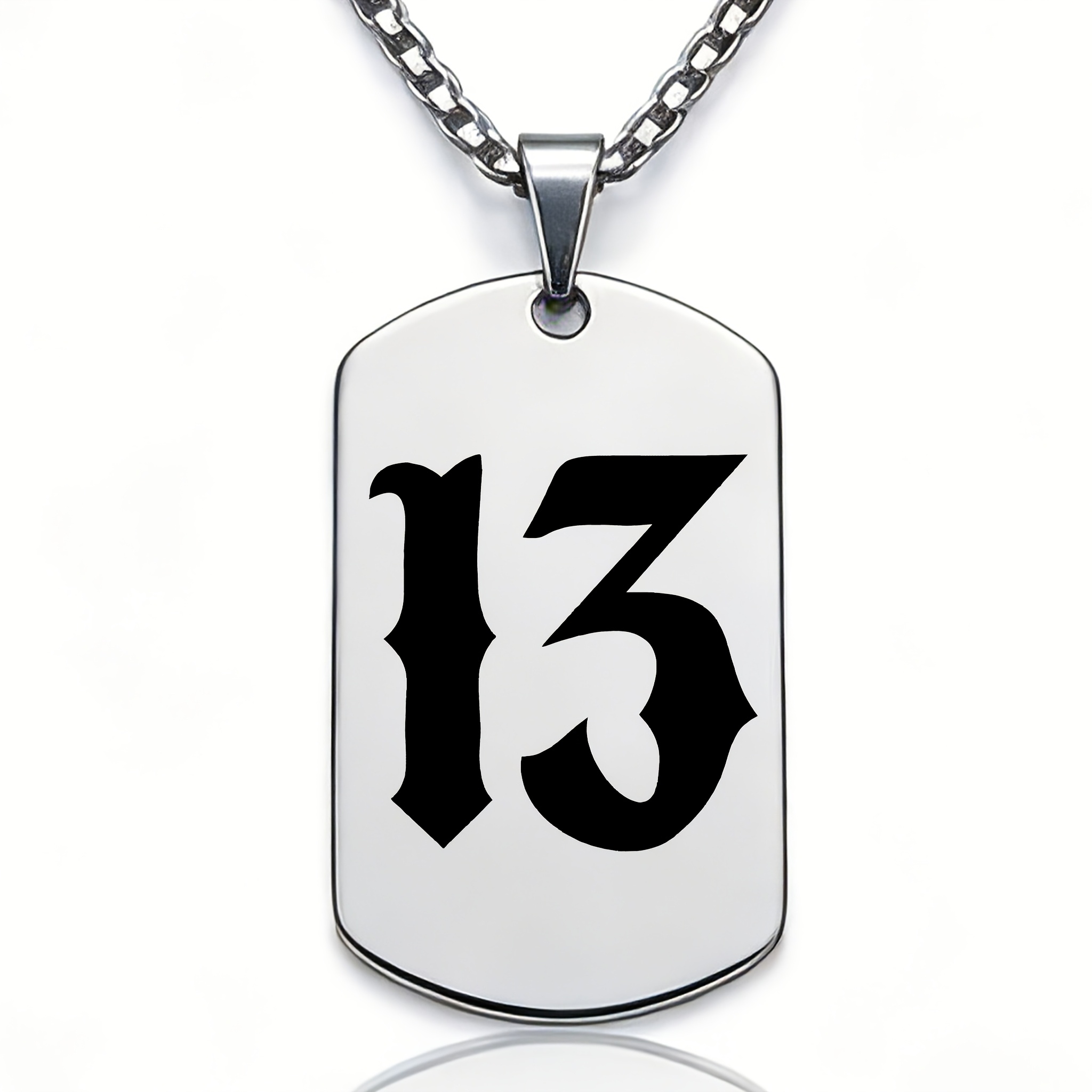  ., glückszahl 13 201 201 201 201 edelstahl halskette, ist eine gotische 13 glückszahl, ist   personalisiertes geschenk im dunklen stil, das für trendige menschen und punk-    ist, um täglich zu tragen