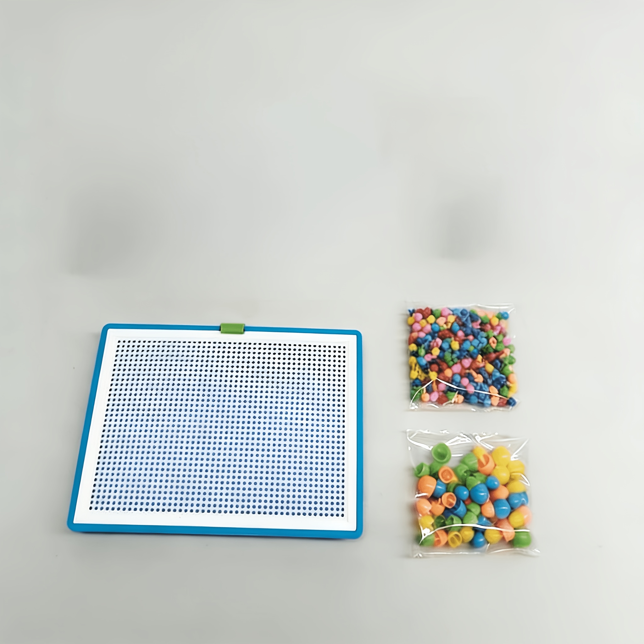 Image of 296pcs Mushroom Peg Toss Puzzle Toy, Blocks Gift For Children