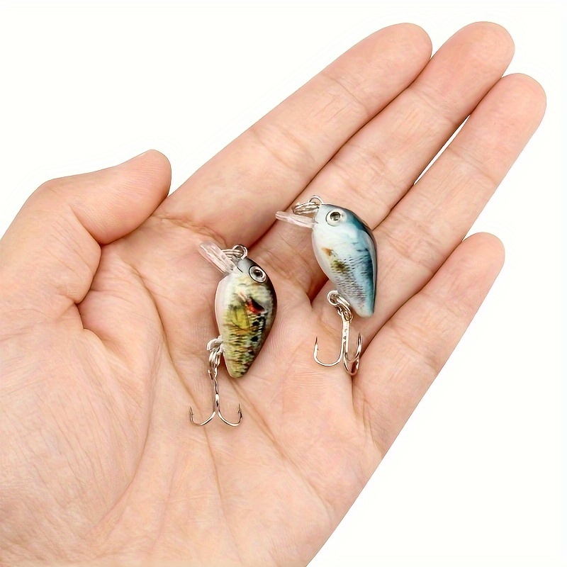 5PCS ABS Mini Minnow Lifelike Artificial Hard Bait Fishing Lures Fish  Tackle Accessory