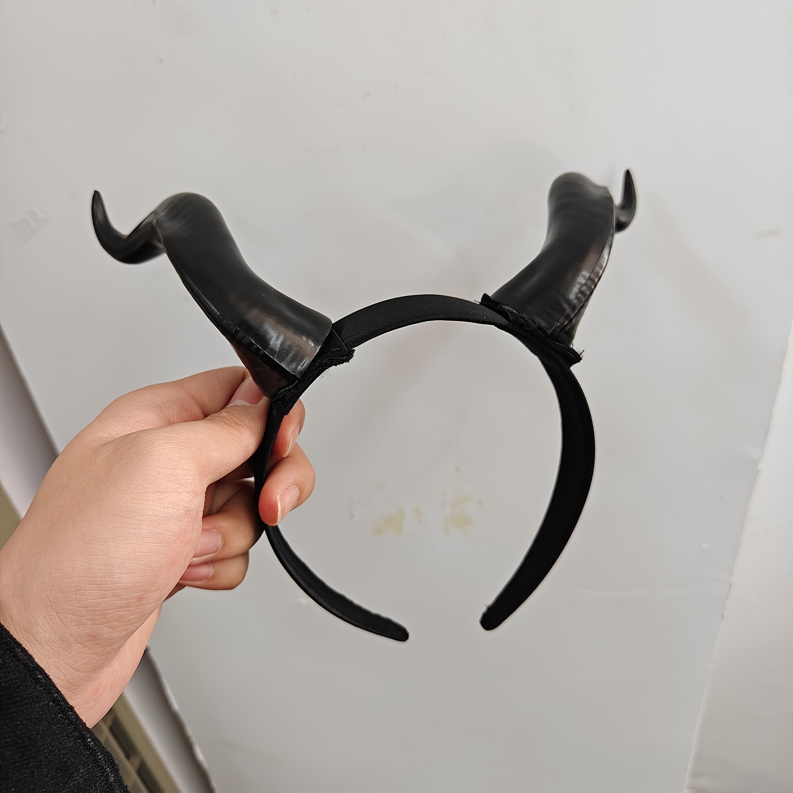Image of Scary Plastic Devil Horn Headband - Cosplay Prank Prop For Halloween Carnival Christmas Masquerade | Horror Gift For House Dance Party Costume Events