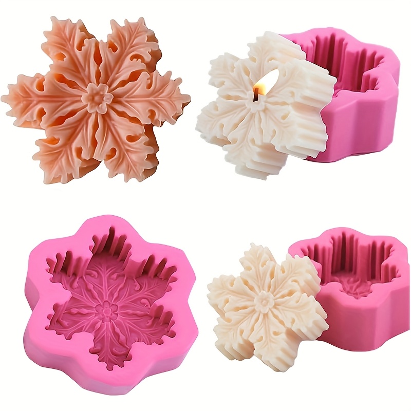 TEMU 2 Pezzi Stampo in Silicone a di per Candele e , Stampo Fai da Te per Decorazioni Natalizie in Cera e Resina