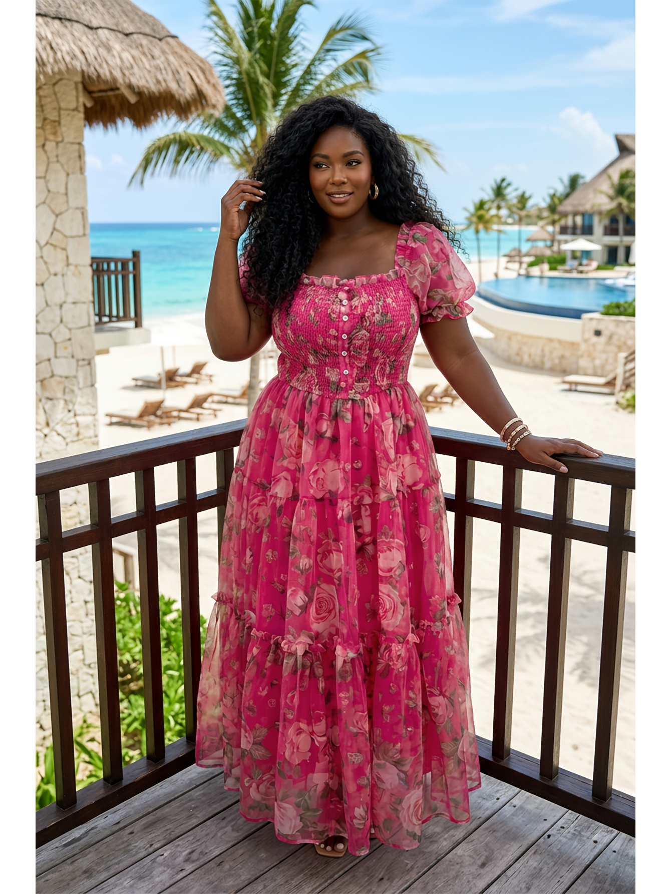 casual maxi dress for women tiered sold on Temu United States Linen fit:Regular _unitedkingdom Black Mini Dress Bodycon style cinched waist and