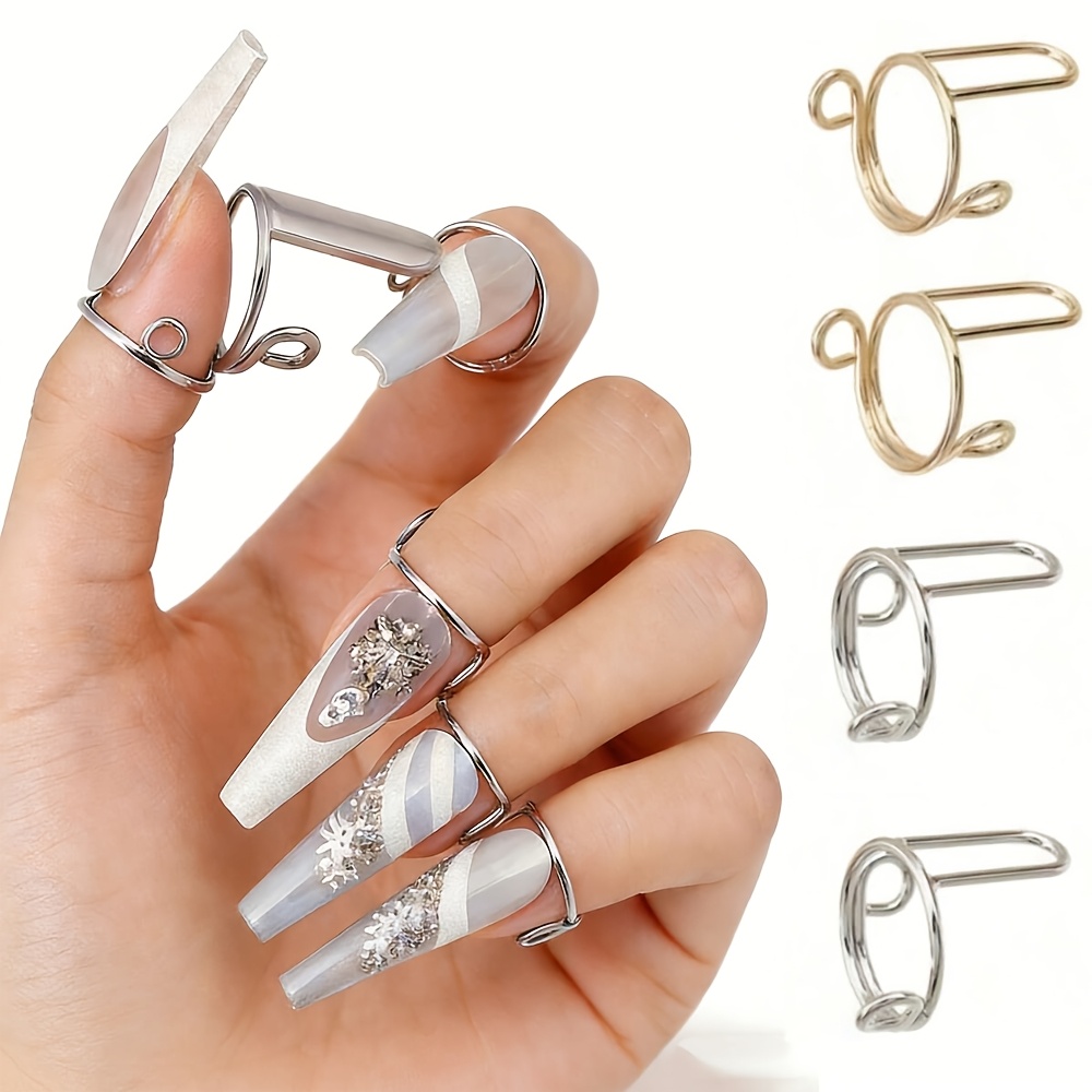 2pcs Adjustable Open-End Finger Rings for Women, Party Accessories