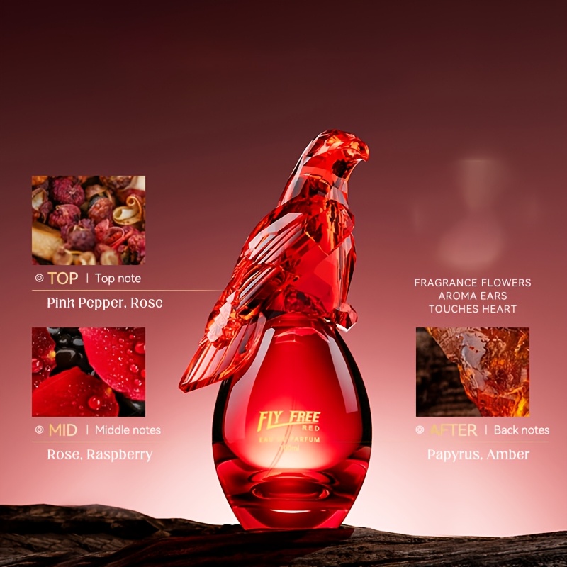 Image of [morakot Men's Red Eagle Perfume] Eagle 100ml | Rose Pink Pepper Floral Fragrance Domineering Free Fragrance Long-lasting Fragrance (romantic Gift For Boyfriend | Date/party/ Gift)