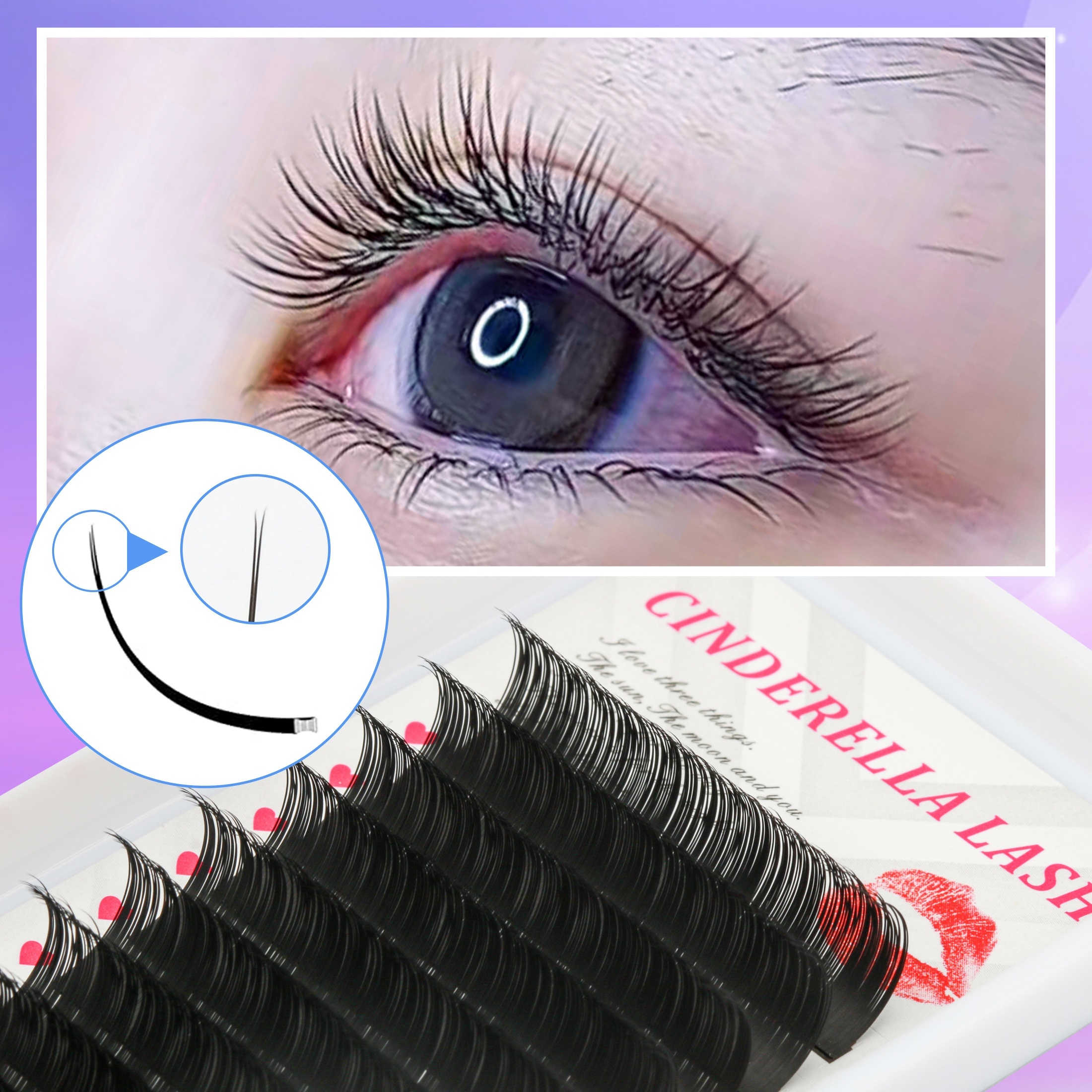 

Eyelashes - 12 , , Double , , C/d , Reusable, 8-15mm