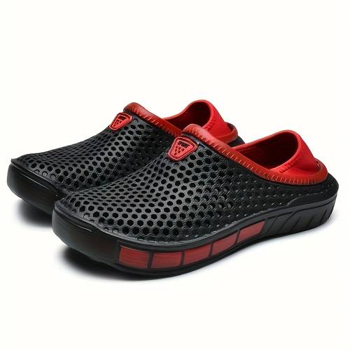 2026 new mens mesh clogs lightweight water shoes breathable beach pond slippers