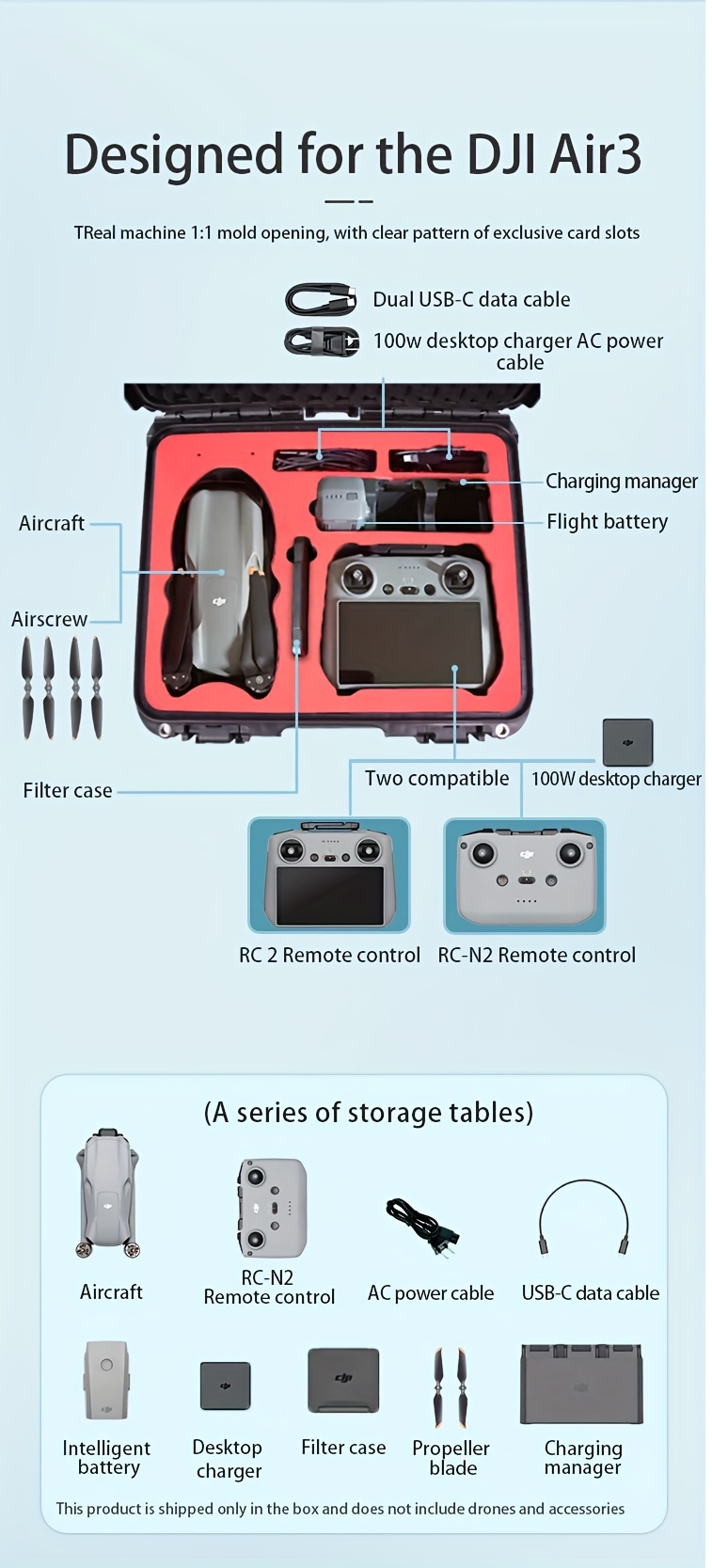 box for dji air 3       and       details 2