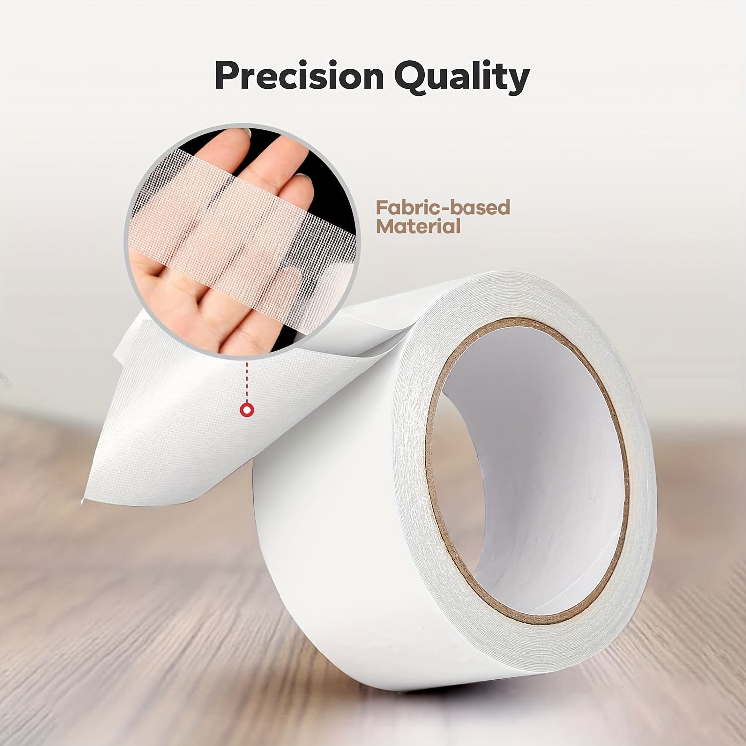 TEMU Heavy Duty Double Sided Tape, Carpet Tape, Rug Tape 1.89 Inches X , Upgrade Thickness 0.36mm/0.014in, 1 Pcak Strong Adhesive, For Hardwood
