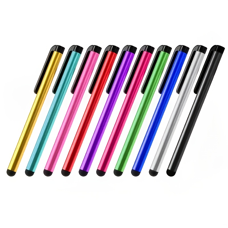 //50pcs Random Color Metal Universal Capacitive Screen Universal For Ipad, Iphone, , Galaxy, , Tablets, Colors Devices