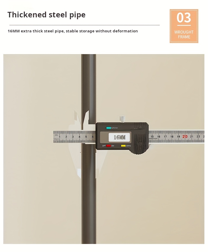 3 Tier 55 Freestanding Metal Clothing Rack With Shoe Storage Shelves Entryway Organizer Space Saving Durable Alloy   Easy Assembly 120 Lb Capacity For Small Spaces Shoe Storage Organizer Product Details 8