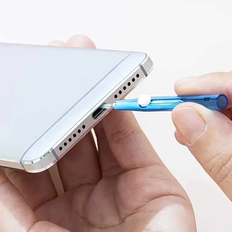 1pc retractable phone earphone multi   cleaning brush with durable plastic compact portable design for smartphones tablets tablets   for on the   maintenance for Product details 0