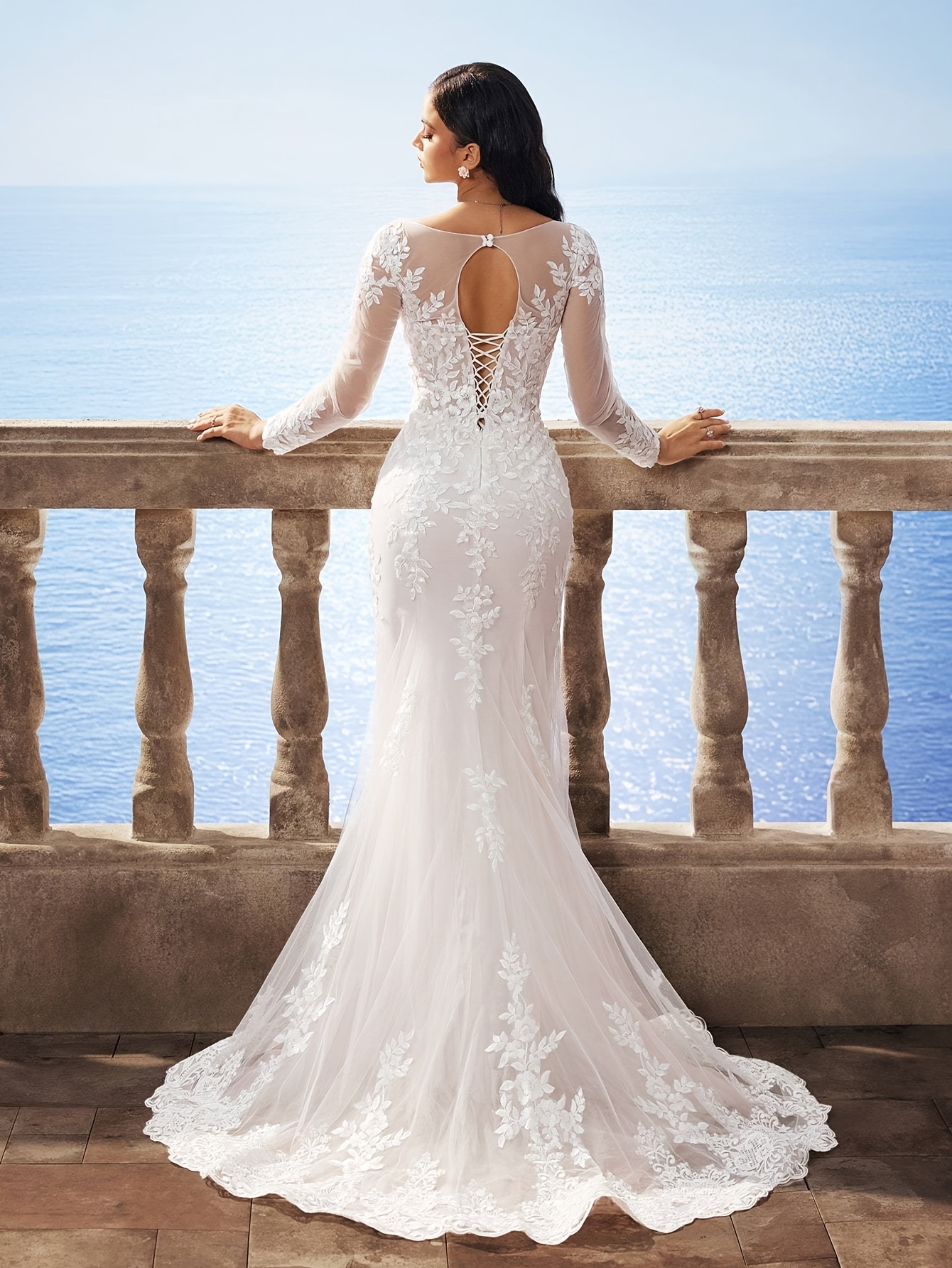 sachin and babi light blue dress Winter Wedding Dresses
