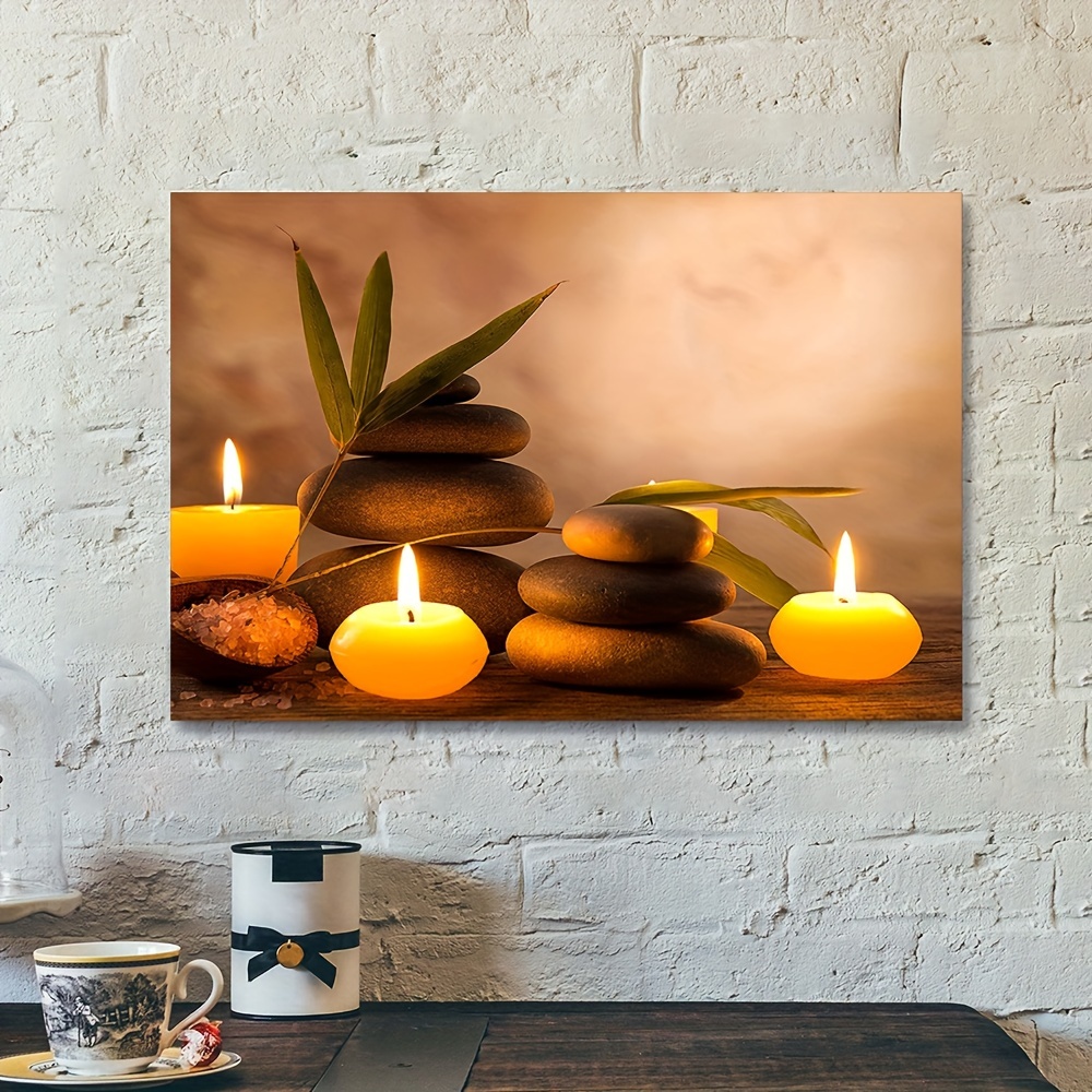 Candle canvas clearance wall art