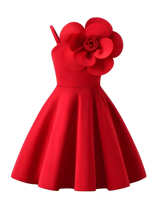 red dress 5t Amazon.com: Tbrand Hawaiian Princess Dress Costume for Girls Red Lilo Leaf Dress Kid Summer Party Wear 4-5T : Clothing, Shoes & Jewelry