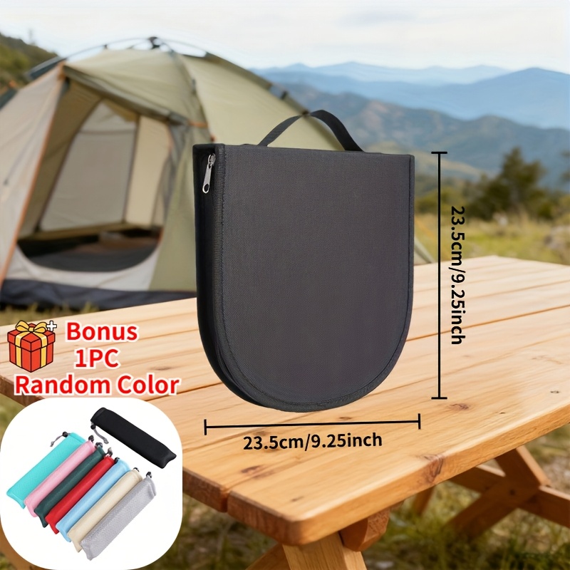 gesamtpaket 2 stück tragbare schwarze camping geschirr