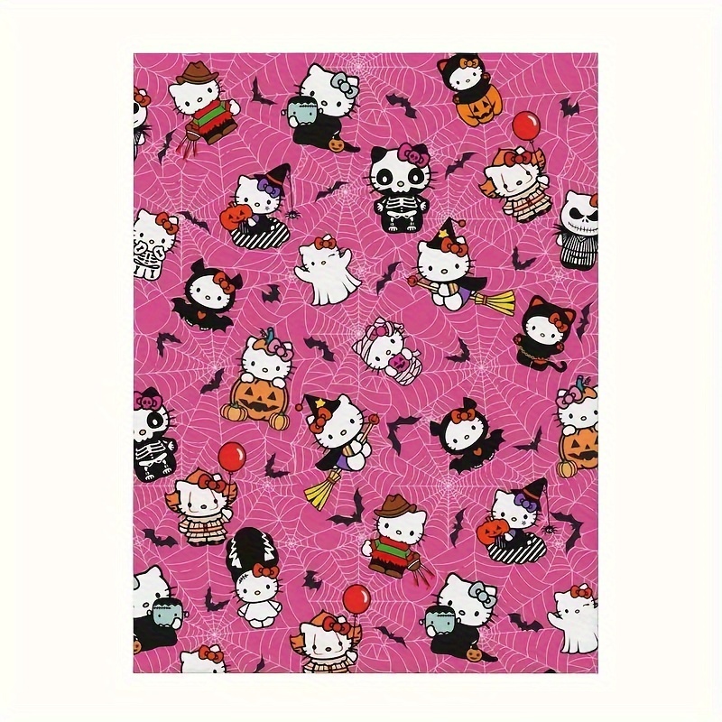 

Sanrio Hello Kitty Fleece Throw Blanket - Contemporary Reversible All-season Cartoon Print Flannel Bedding, Machine Washable, Digital Printing Multipurpose