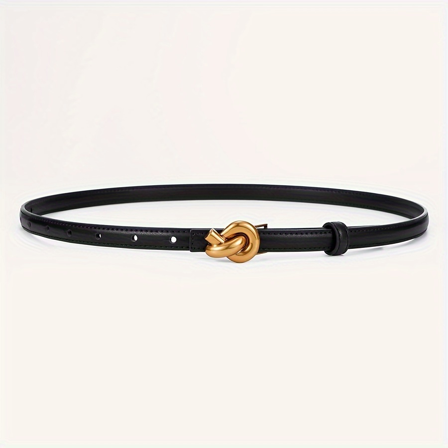 simple versatile waist belt women genuine leather belt - Temu display picture 1