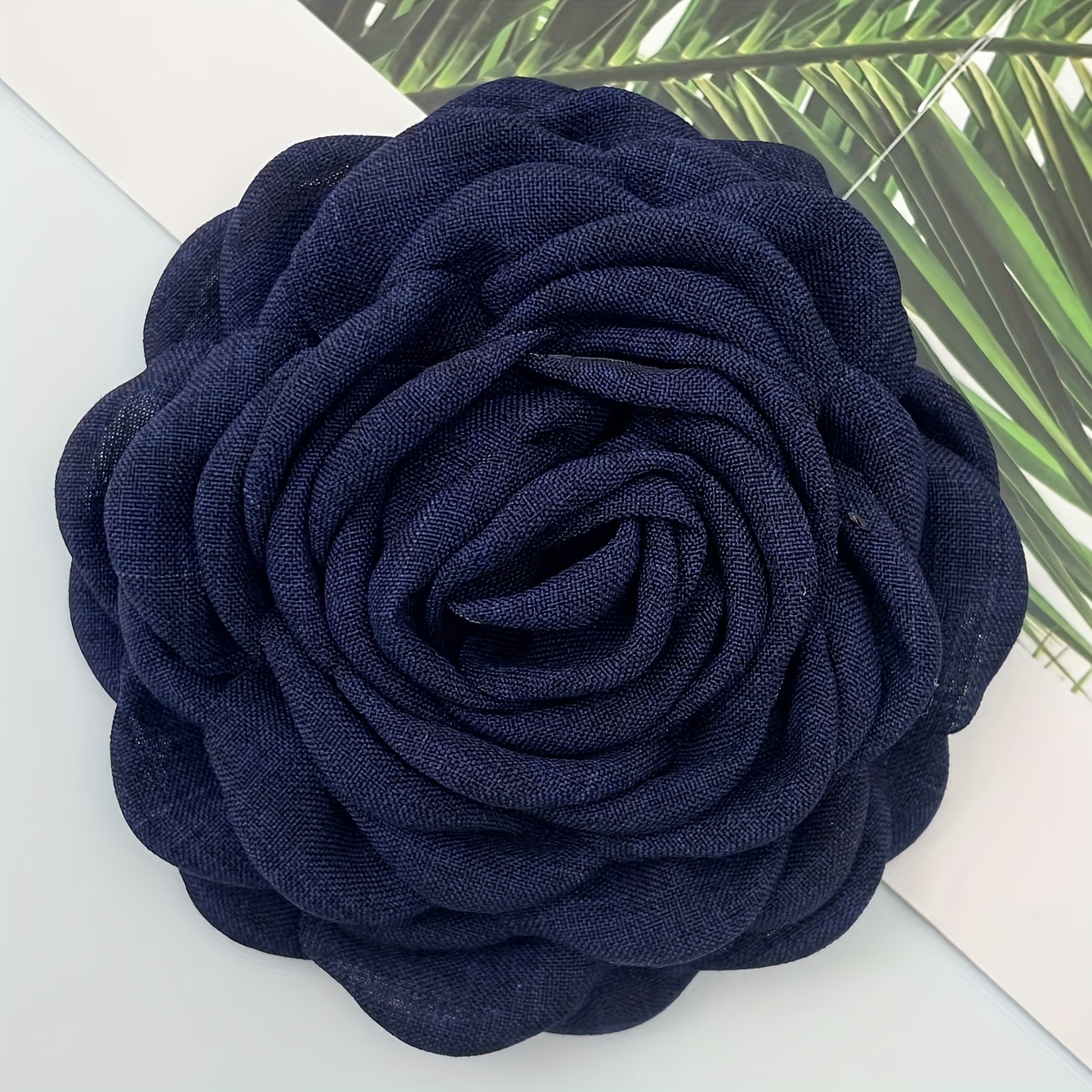 

Elegant Floral Hair Clip - Chic Fabric Flower Brooch For Women, Dresses & Accessories