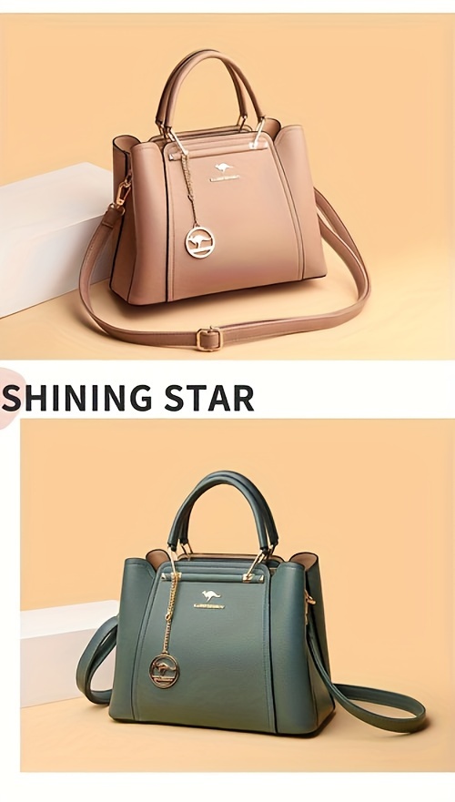 RAMBOROO Women' Large Capacity Elegant Handbag with Adjustable Crossbody/Top Handle Strap - Professional Bag Suitable for Commuting, Travel, Business & Everyday Use - //