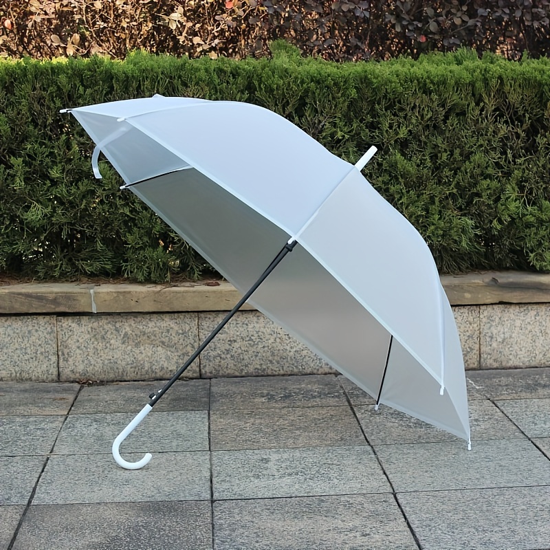 

Classic Long-handle Fashionable Manual Umbrella, Elegant Simple Design Outdoor Umbrella