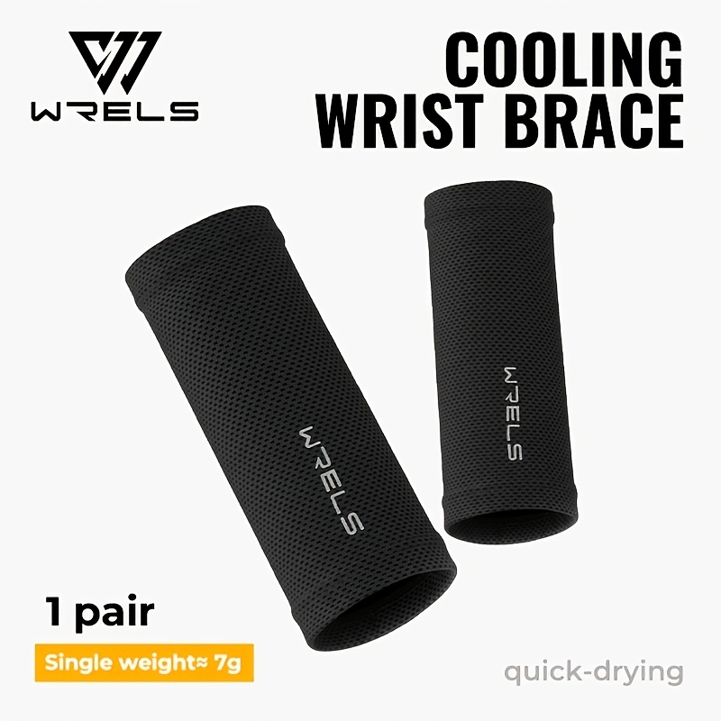 TEMU 1pc/2pcs, Wrels Outdoor Ice-cooling Sunshade Gloves, Ice-cooling Wristbands, Sweat-absorbing, Breathable, Comfortable And Stylish, Suitable For