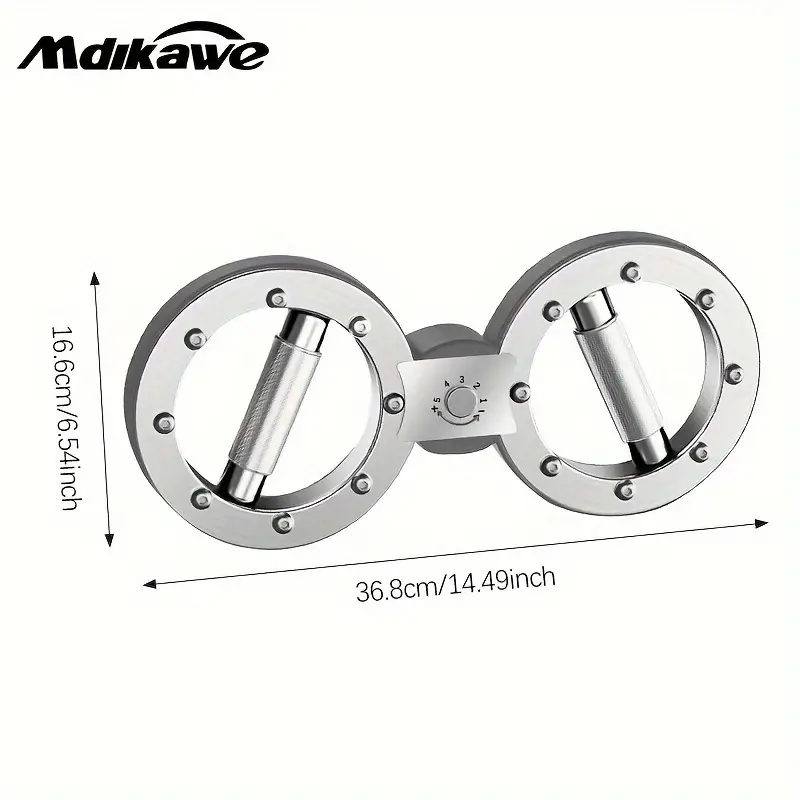 entraîneur de bras à réglable - exerciceur multifonctionnel pour antébrachial & muscles pour le boxe, design de 8 avec poignée antidérapante, idéal pour lentraînement de vitesse & fitness détails 3