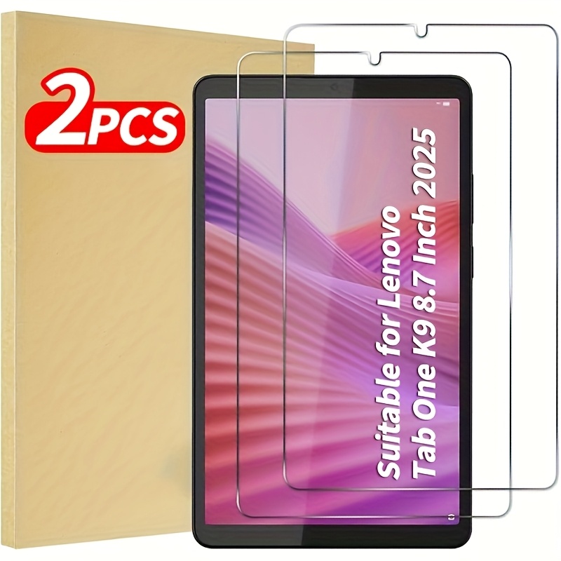 TEMU Tablet Screen Protector 2pcs For , 8.7-inch Tempered Glass Film, Screen Protector, Scratch-resistant, Sensitive
