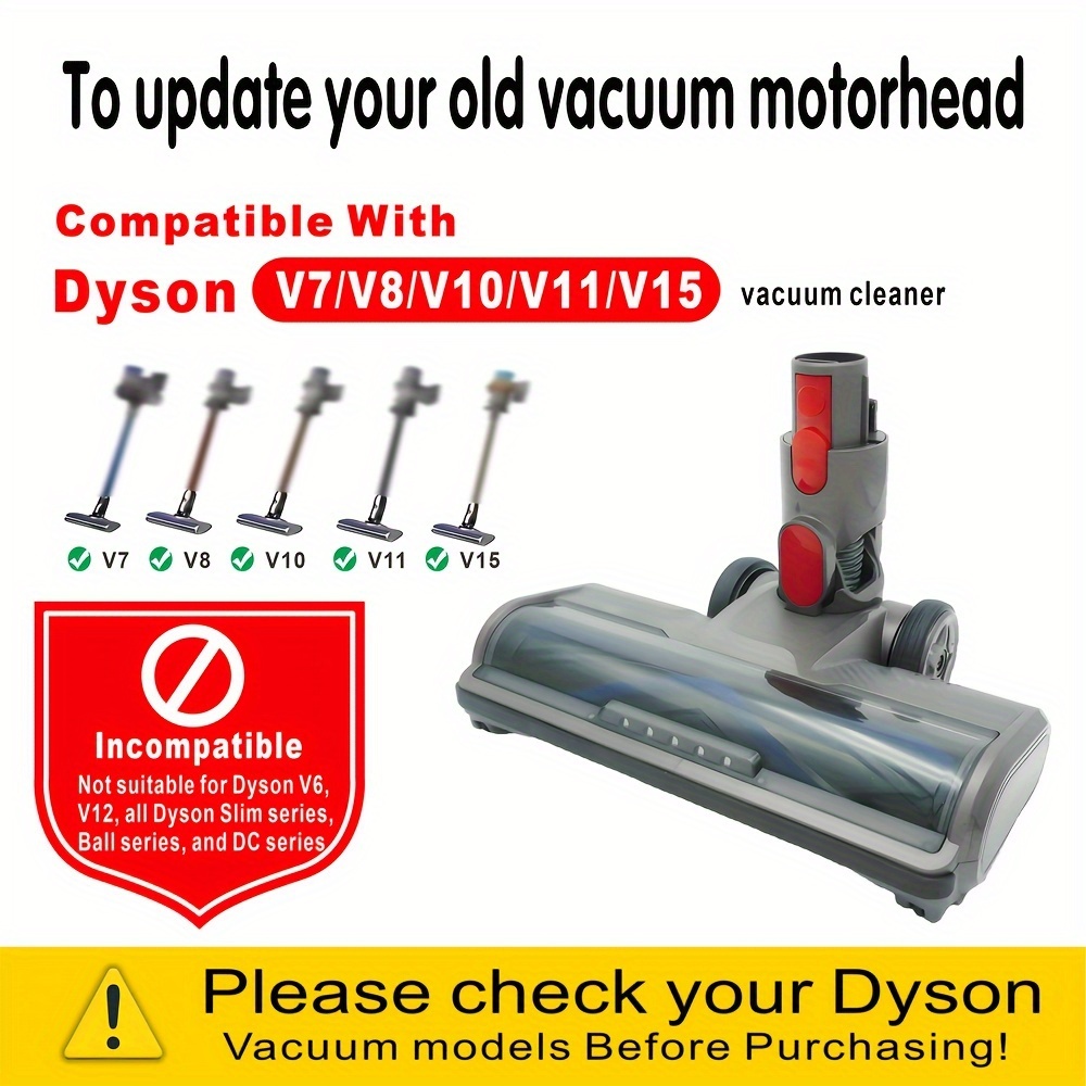 

1 , Suitable For Dyson V7 V8 V10 V11 V15 Replaceable , Accessories , Cleaning . Led , . For Dyson V7 V8 V10 V11 V15