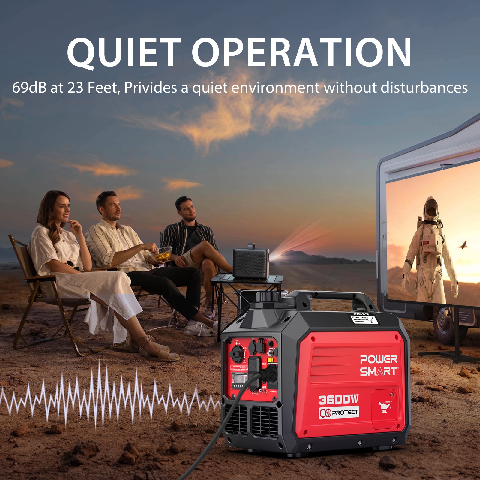 4800 watt 3600 watt gas engine generator for camping emergencies   alarm portable     Product details 6