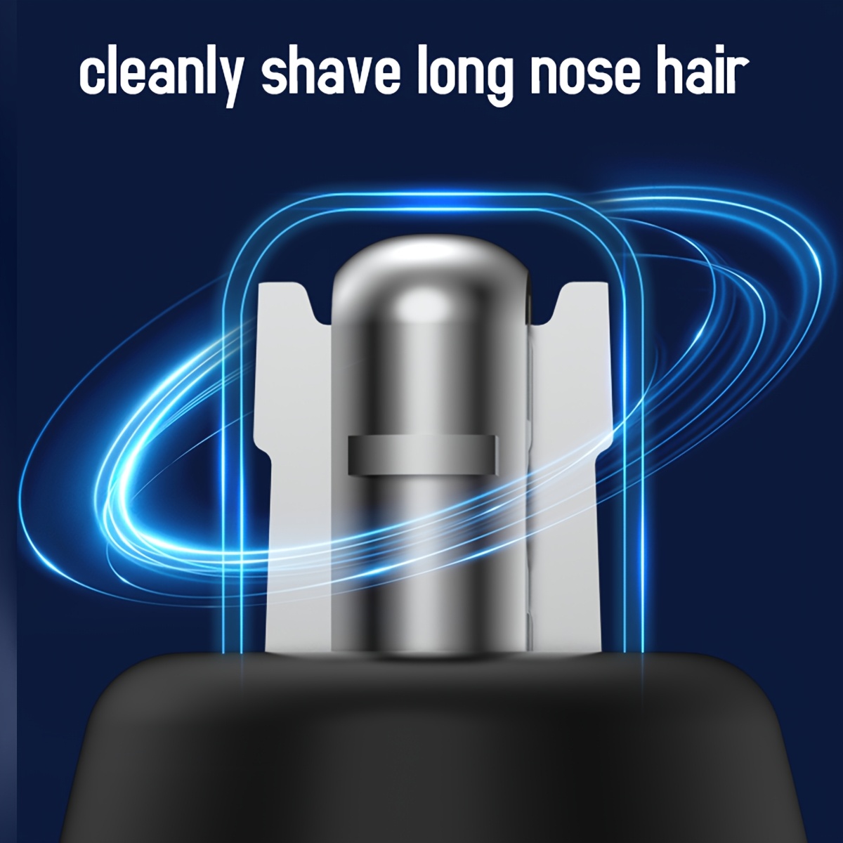 mini mens electric ear nose hair trimmer   professional grooming tool with led display usb c rechargeable compact portable design durable plastic construction ideal holiday gift for men barber accessories Product details 4