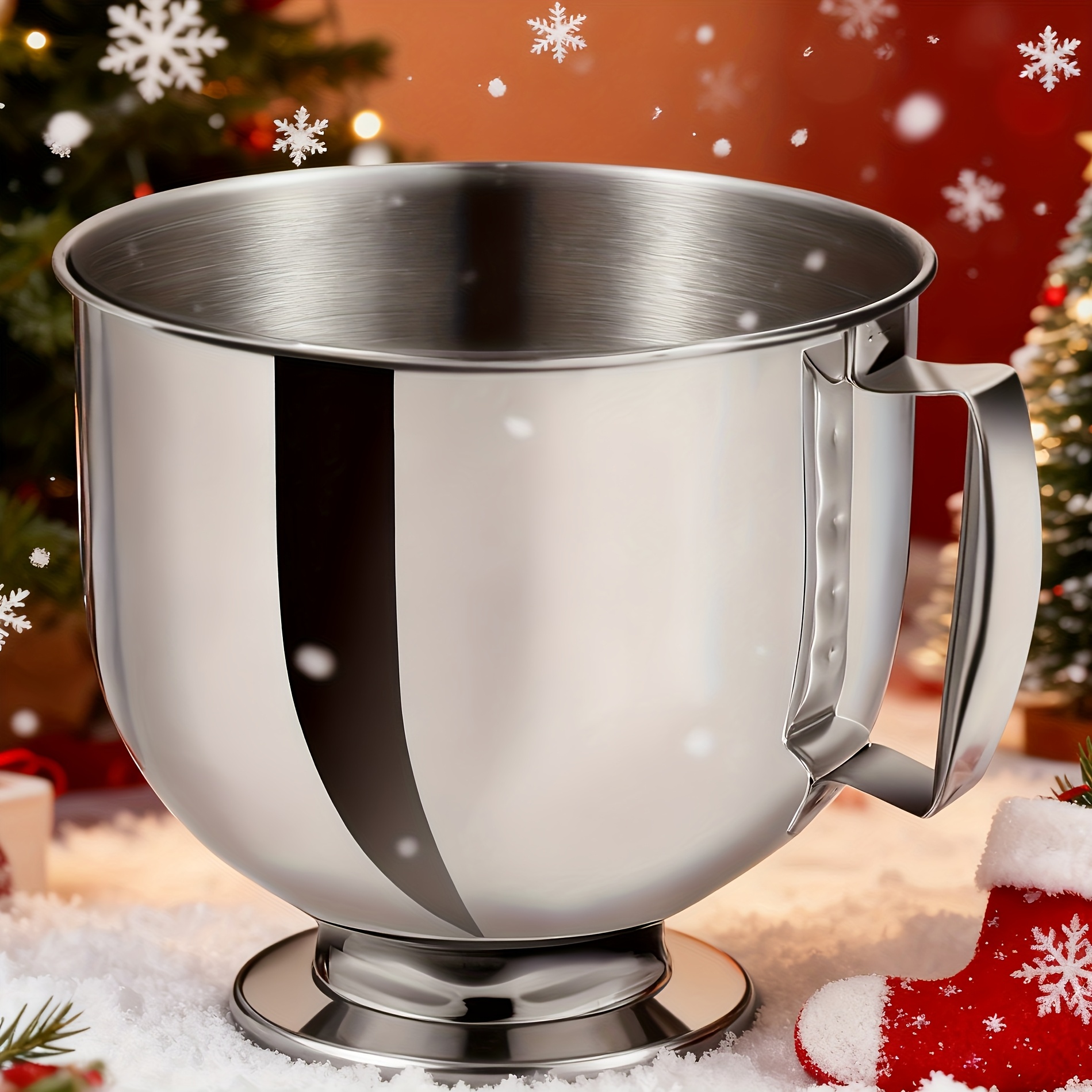 TEMU Stainless Steel Stand Mixer Bowl 5.5qt Compatible With &classic Stand Mixeres, Replacement Bowl For , Mixer Bowl, Mixer