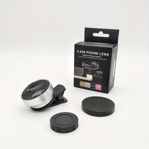 cell phone camera lens 2 in 1 clip on lens kit 37mm 0 45x 49uv angle and macro phone camera lens for and smartphones