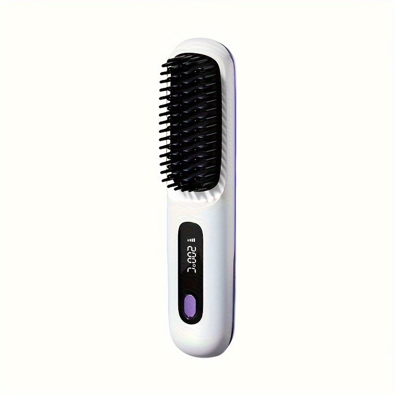 

Professional Hair Straightener Brush With 3 Heat Levels For Fast Heating And Smooth Straightening - Perfect For Hair Care, Mother's Day Gift