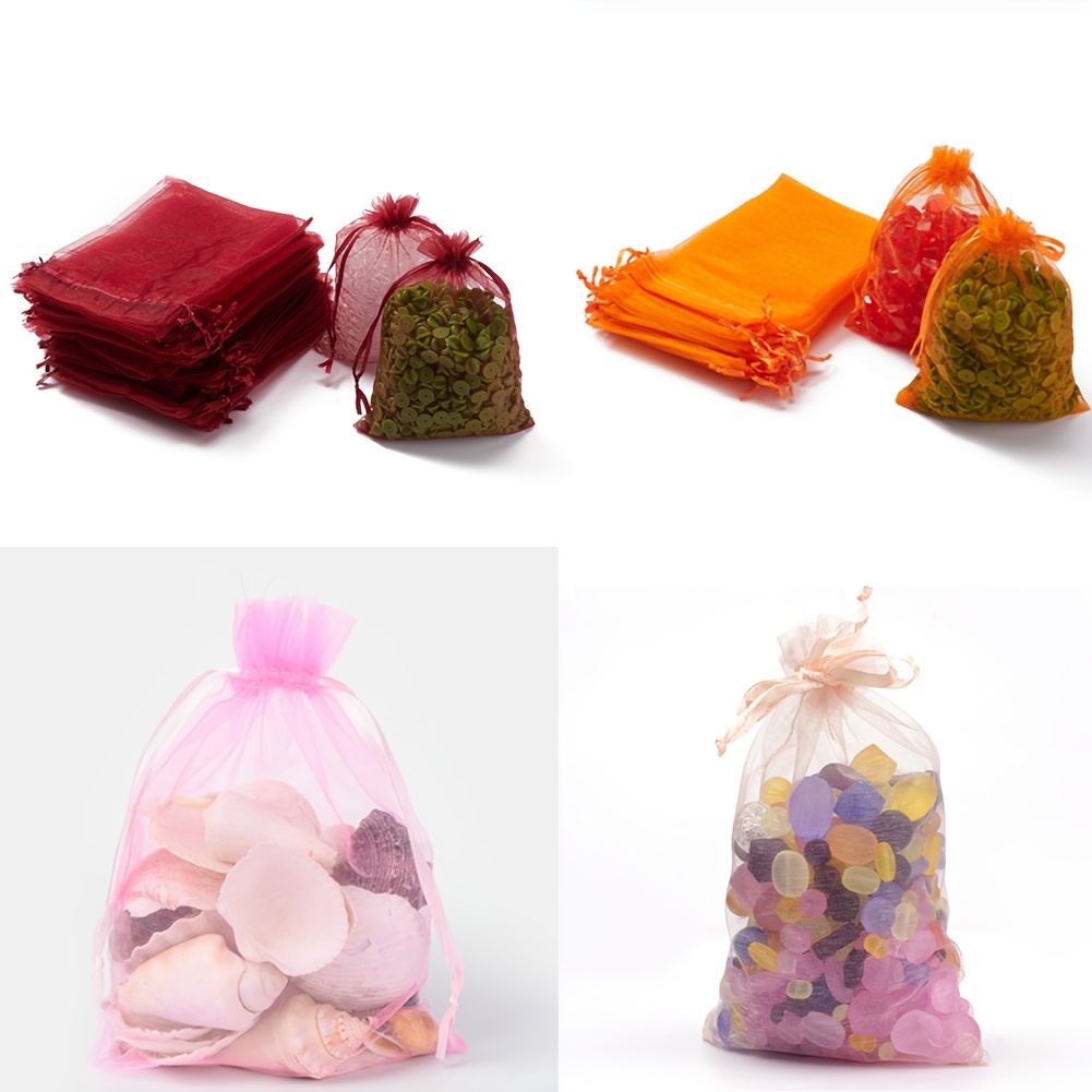 100 pack perlen organza tten 13x18cm schnr candy - Temu Germany