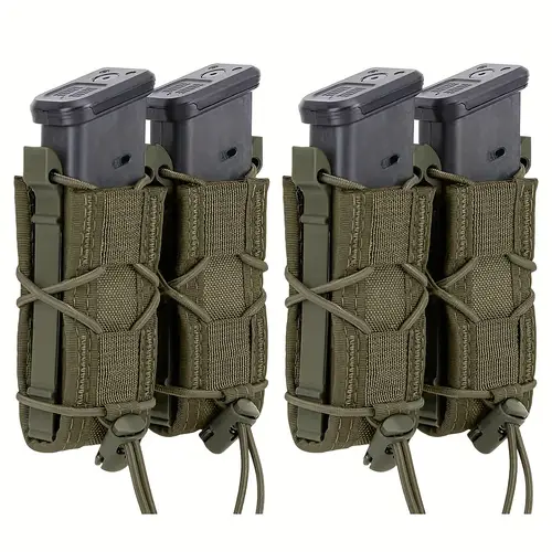 2pcs molle bag pistol magazine holster universal 9mm magazine bag single magazine bag for 9mm 40 45acp p sig 226 229 1911 sig sauger x