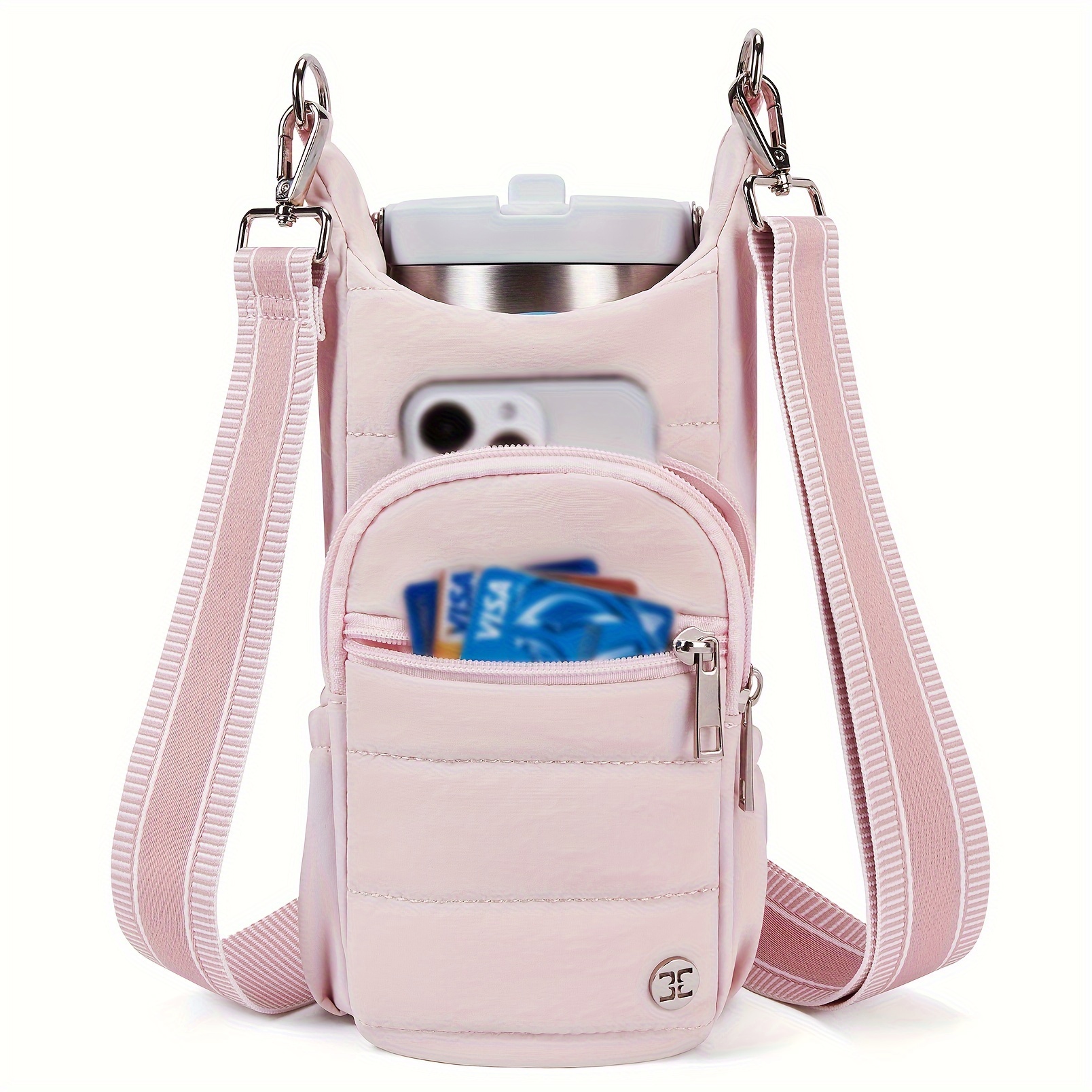 

Crossbody Bags For Women Water Bottle Carrier Bag With Strap For Walking, Hiking, Cycling