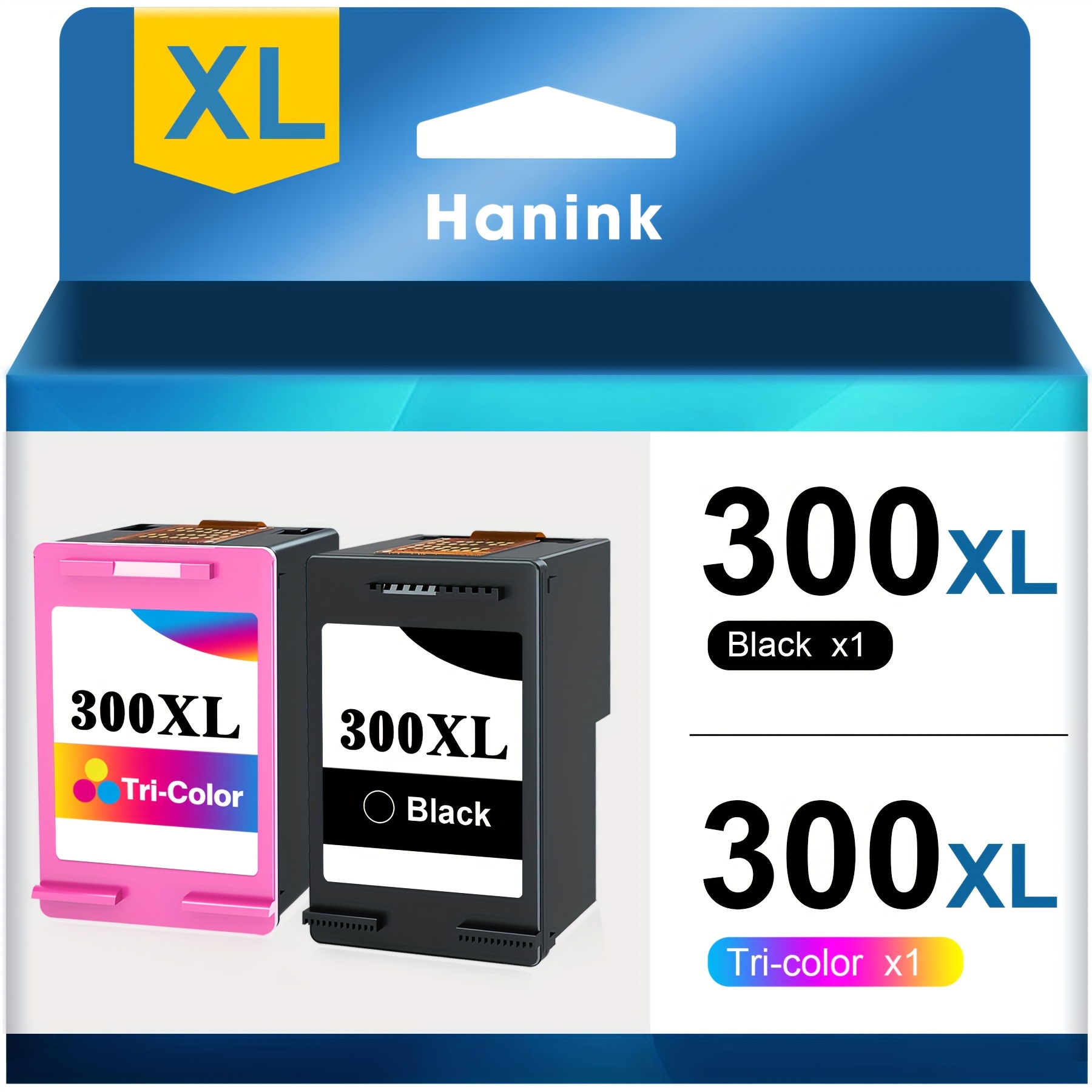 Image of 300xl Cartridges Compatible For 300 Printer Cartridges Black Color Multipack For F4580 F4280 F2440 D2530 D2680 110 114 C4635 C4795