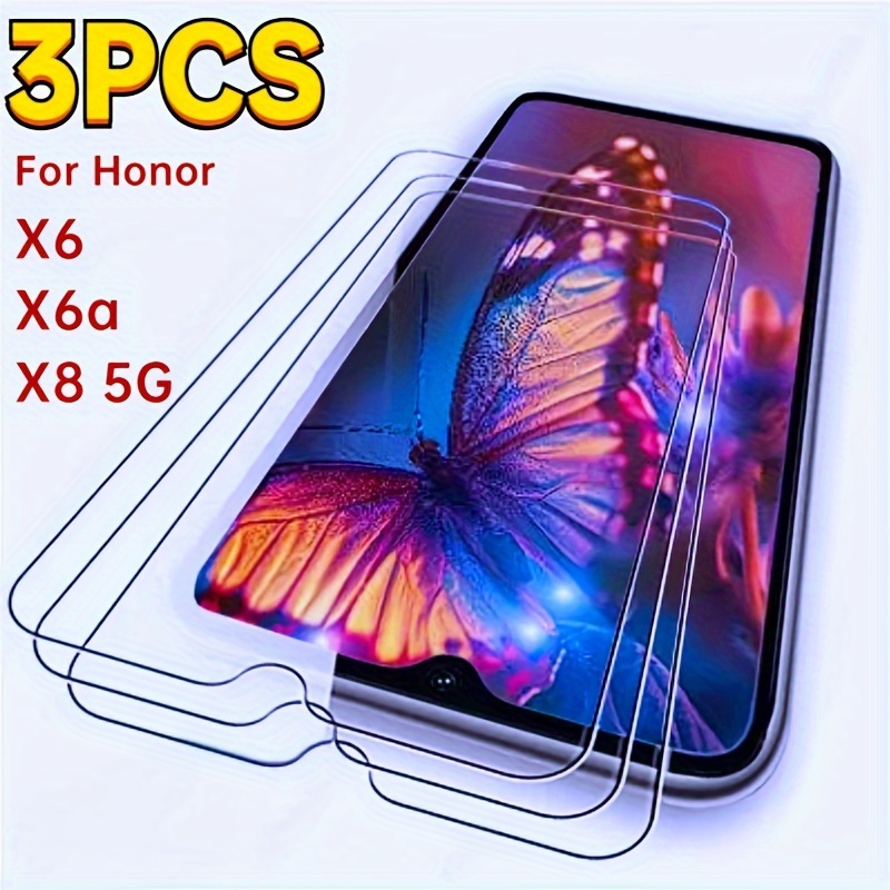 TEMU 3pcs Tempered Glass For X6 X6a X8 5g Screen Protector For Huawei X6 X6a X8 5g Tempered Glass Film