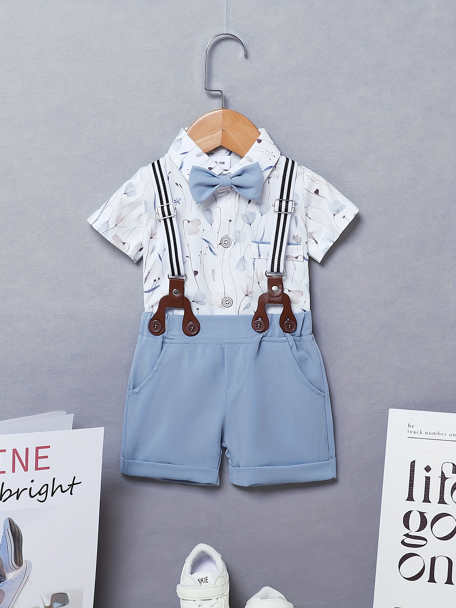 Outfit Baby Boy Blue Overalls Boys Denim Overalls Size 7-8 Clothes