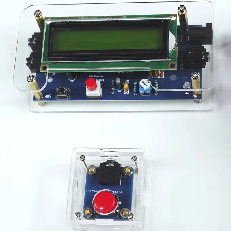 MORSE CODE KEYER Mini CW Automatico Morse Key Compact 3 - Foto 4