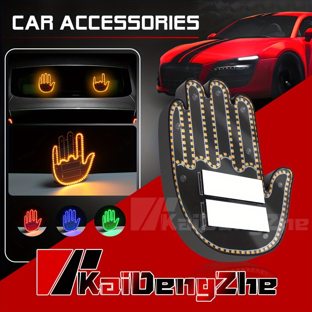 Car Finger Light Led Multicolored Multimode Gesture Light Temu