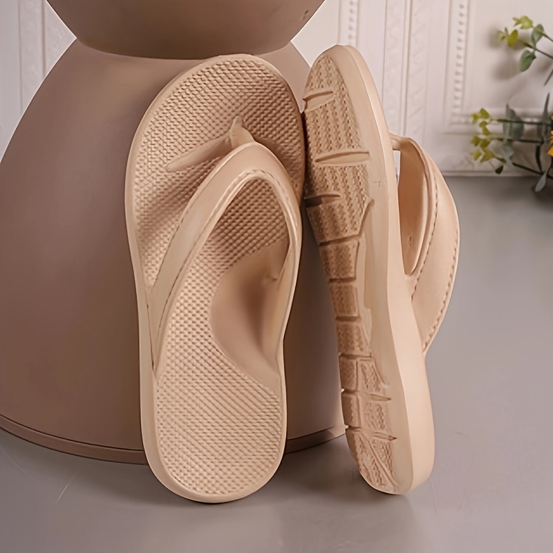   mens summer casual flip flops lightweight breathable eva sandals with   comfortable for indoor outdoor use black   footwear simple slipon design durable footwear Product details 5