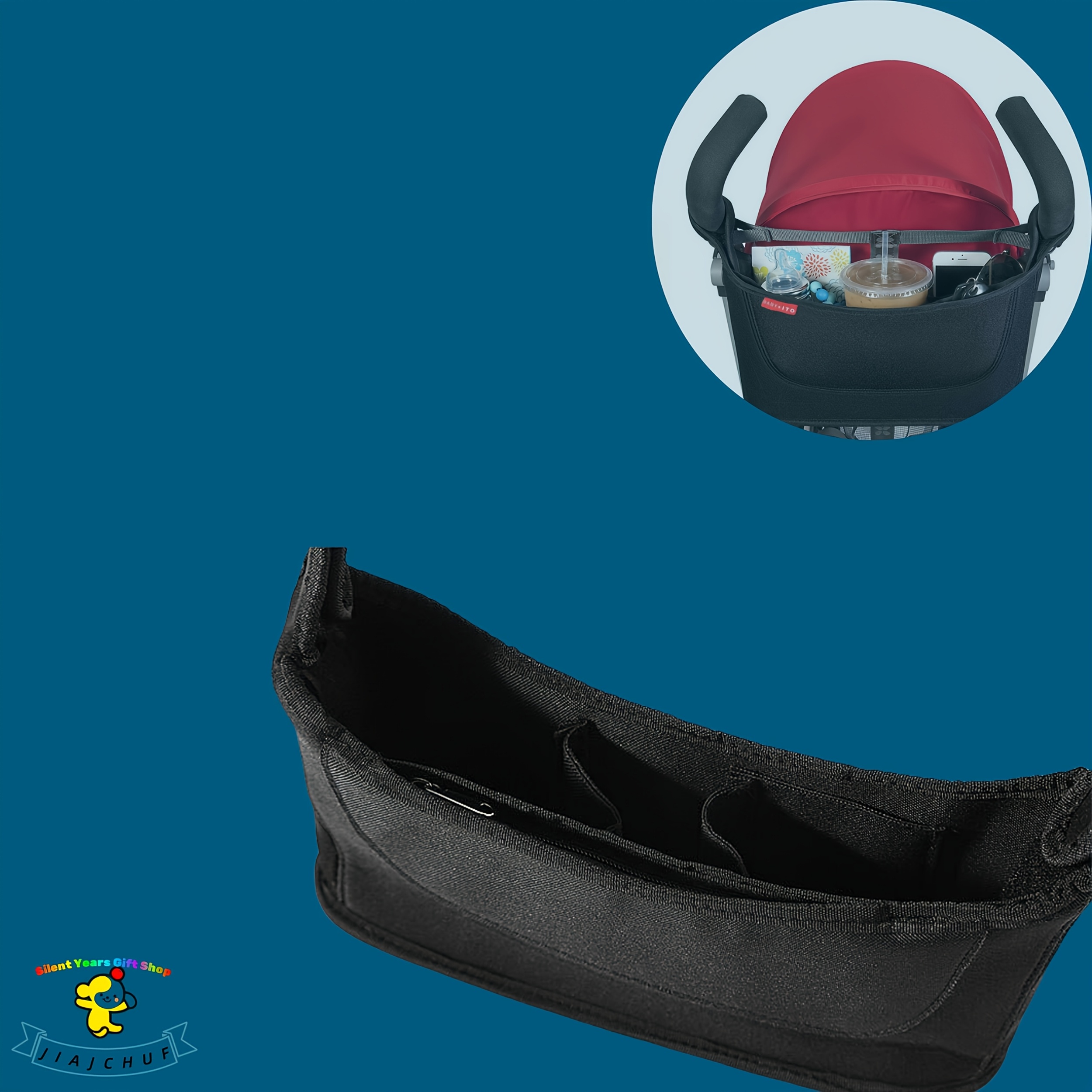 Versatile Stroller Organizer Bag for Uppababy, Britax BOB & More