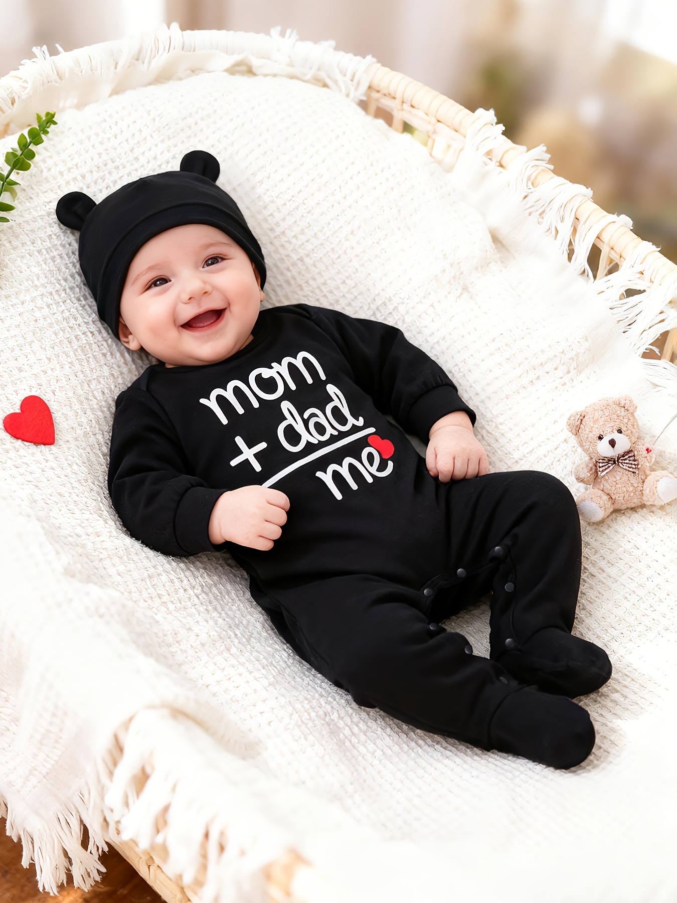 Rompertje met voetjes voor babyjongen