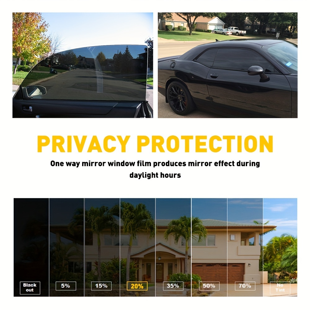 25% VLT Uncut Roll Window Tint Film UV Block 20 x 10ft Car Home Office Glass