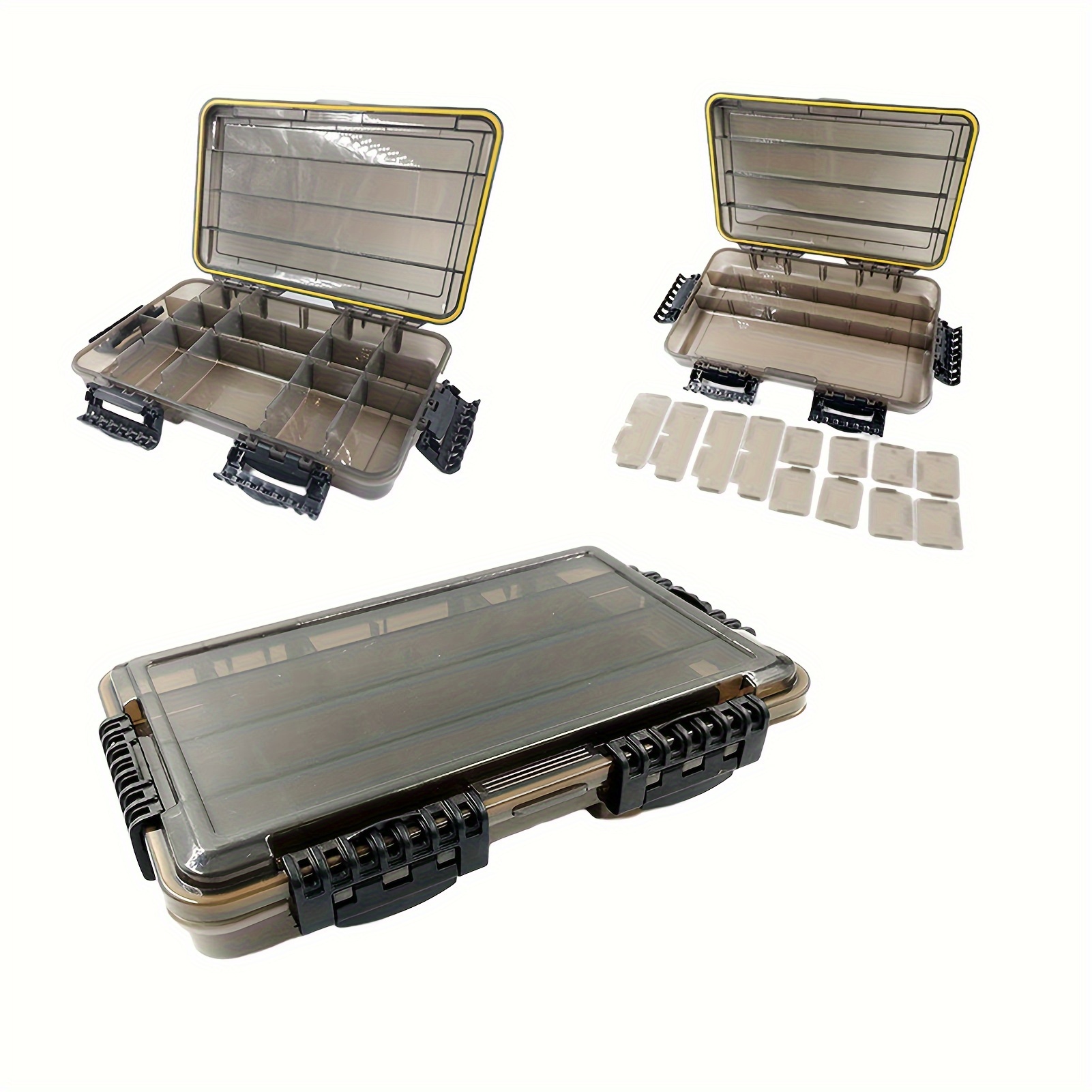 

Fishing Tackle Box Organizer Waterproof Lure Box With Removable Dividers For Different Bait Nuts Screws Beads